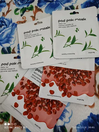 ماسک صورت سادور مدل ورقه ای وزن 25 گرم بسته 4 عددی