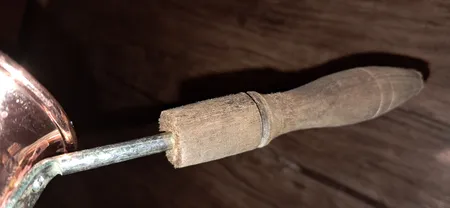 قهوه جوش مدل مسی دسته چوب کد 1303