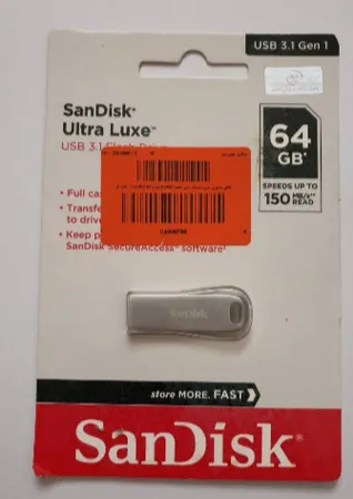 فلش مموری سن دیسک مدل Ultra Luxe ظرفیت 64 گیگابایت