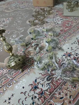 لوستر 12 شعله کد 1324