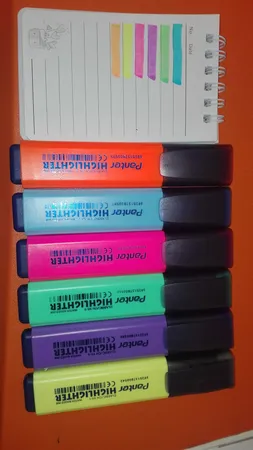 ماژیک علامت گذار 6 رنگ پنتر مدل CH511WP6