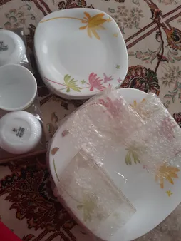 بشقاب غذاخوری پارس اپال مدل Bird کد 440 بسته 6 عددی