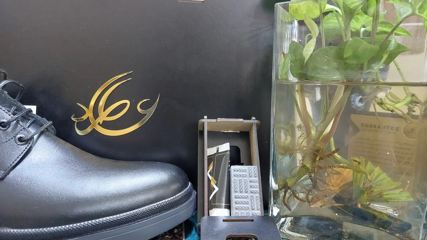 کفش روزمره مردانه چرم عطارد مدل SH05