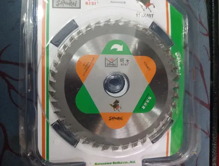 تیغه اره چوب بر سامورایی کد 5512 سایز 115