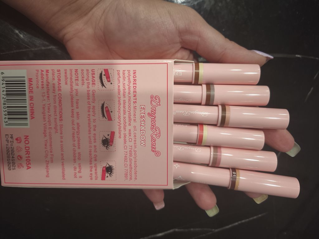خرید و قیمت سایه چشم دراگون رانی مدل Double مجموعه 6 عددی