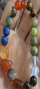 تجریه خرید دستبند مدل سنگ ماه تولد تیر کد 1122