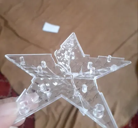 ریسه ال ای دی کد ماه و ستاره طول 2.5 متر