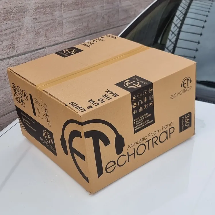 پنل آکوستیک اکوترپ مدل هرمی H50.50.3.12 بسته 12 عددی