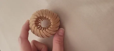 کلیپس مو زنانه مدل گوجه‌ای مخملی کد 1523 brg