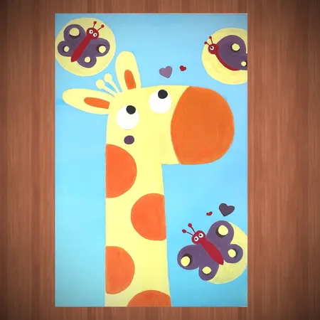 بوم نقاشی جهان بوم مدل TZ-1 سایز 30*20 سانتی متر