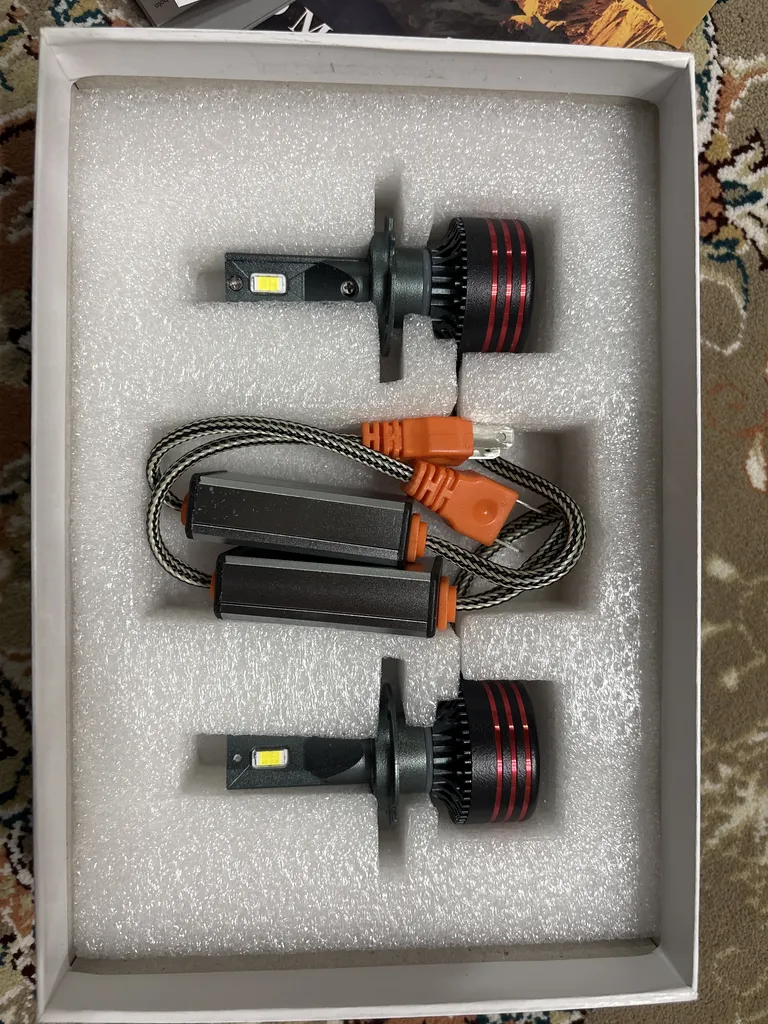 هدلایت تی بی اس دیزاین مدل M8 Pro Max پایه H7 بسته 2 عددی