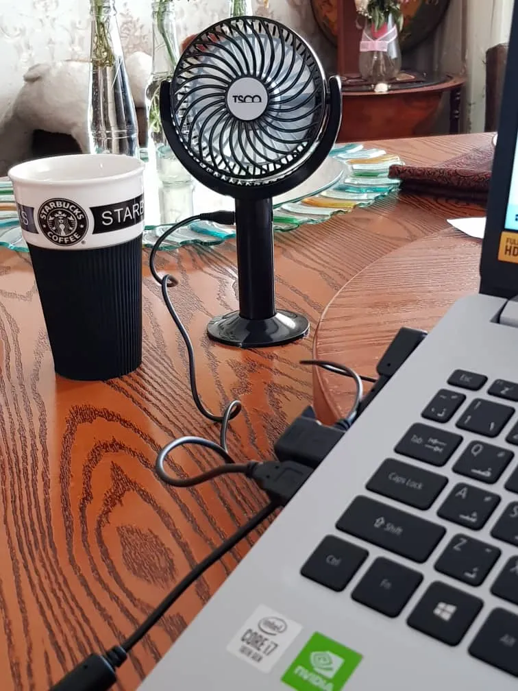 پنکه رومیزی تسکو مدل TFan 01