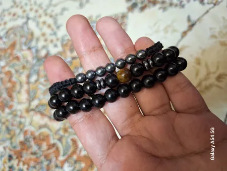 دستبند مردانه مدل دانلی کد M16 مجموعه 3 عددی تک سایز