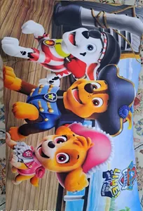 تجریه خرید روبالشی کودک هزاردستان طرح سگ های نگهبان کد rob173