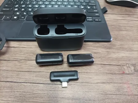 ست میکروفن یقه ای بیسیم مدل J13 Dual Type-C