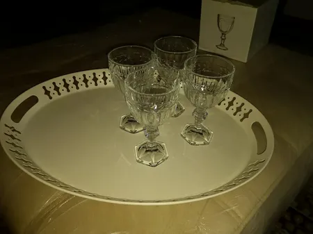 لیوان مادام کوکو مدل Medeline Glass210 بسته 4 عددی