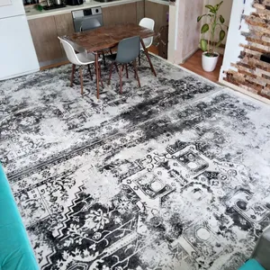 تجریه خرید فرش ماشینی دنیای فرش مدل آهو کد 1700