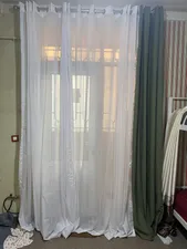 تجریه خرید پرده مدل پانچ حریر ساده مات سایز 300x280 سانتیمتر