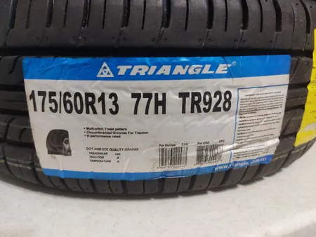 لاستیک خودرو تراینگل مدل TR928 سایز 13 / 60 / 175 میلی‌متر تولید سال 2021 - 2 حلقه