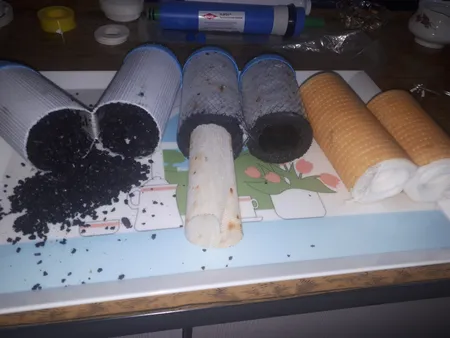 فیلتر دستگاه تصفیه کننده آب آکواپیورست مدل RO-03 بسته 3 عددی