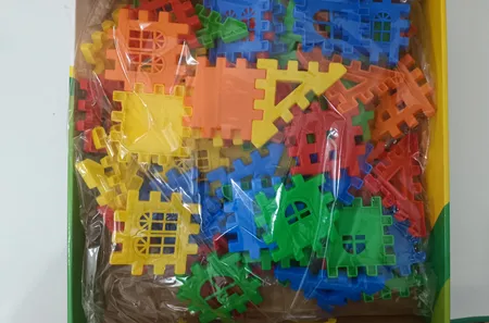 بازی ساختنی بلوک های خانه سازی 72 تکه