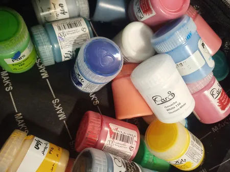 گواش 6 رنگ پارس مدل 006