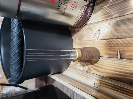 نیدل قهوه فیانی مدل دسته چوبی کد 01