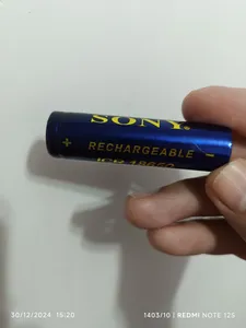 تجریه خرید باتری لیتیوم یون قابل شارژ سونی کد ICR-18650 ظرفیت 10000 میلی آمپرساعت