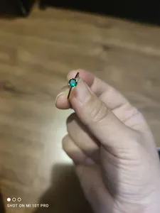 تجریه خرید انگشتر طلا 18 عیار زنانه قیراط طرح تک سنگ کد GH5288