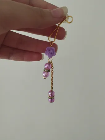 گیره روسری زنانه طرح گل کد 24