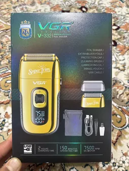 ماشین اصلاح موی سر و صورت وی جی ار مدل V-332