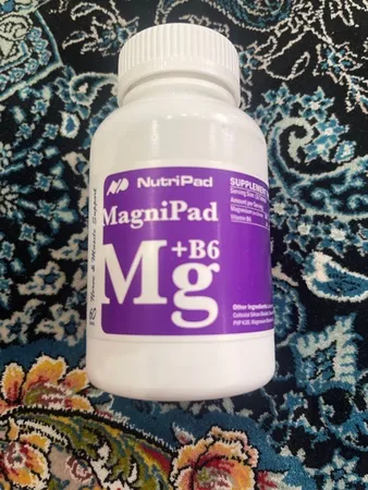قرص منیزیم سیترات و ویتامین ب6 نوتری پاد بسته 60 عددی