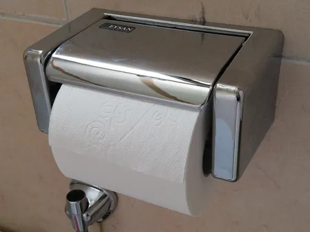 جای دستمال توالت سنی پلاستیک مدل Niyama