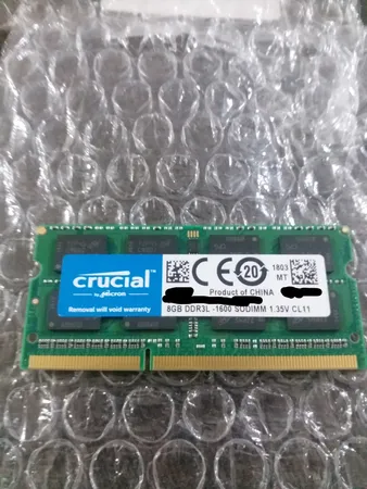 رم لپ تاپ کروشیال مدل DDR3L 1600MHz ظرفیت 8 گیگابایت