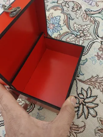 جعبه هدیه چوبی طرح مستطیل مدل B1066