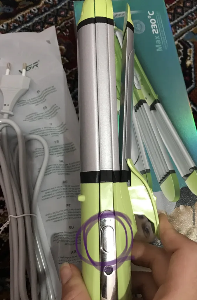 اتو و حالت دهنده ی مو وی جی ار مدل 569