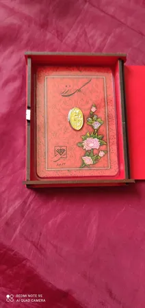 شمش طلا 24 عیار طلای محمد طرح گل رز کد 50