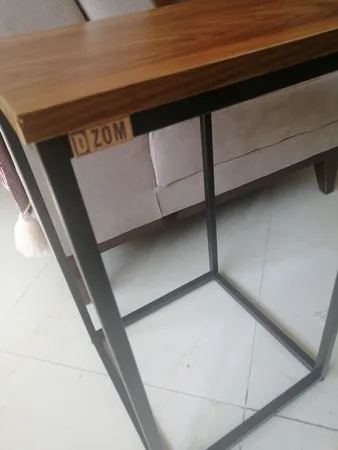 میز عسلی دیزم مدل SI_F100_35_BRN