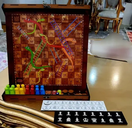 بازی فکری منچ و شطرنج مدل فروردین