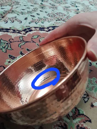 کاسه مسی مس زنجان کد 1