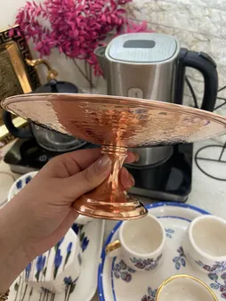 شیرینی خوری مسی کد ZH124