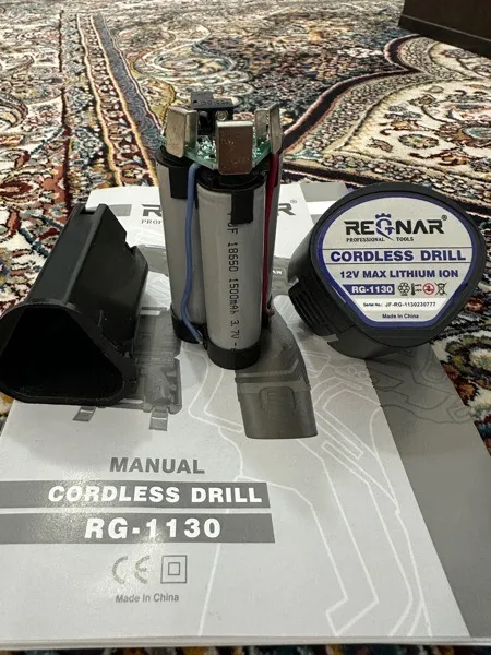 دریل پیچ گوشتی شارژی رگنار مدل RG-1130