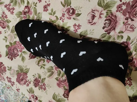 جوراب زنانه پاوین مدل گل گلی مجموعه 6 عددی