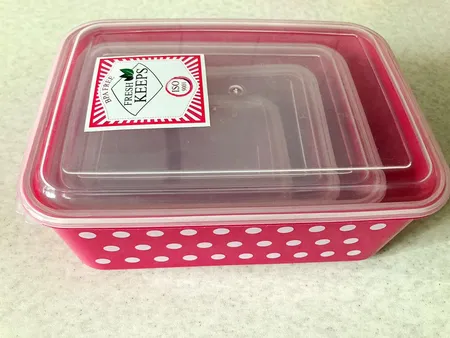 ظرف نگهدارنده فرش کیپس مدل خالدار مجموعه 4 عددی