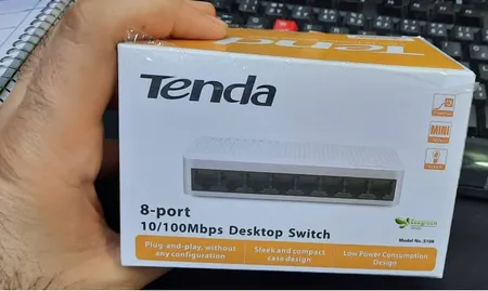 سوییچ شبکه 8 پورت 10/100 تندا اس 108