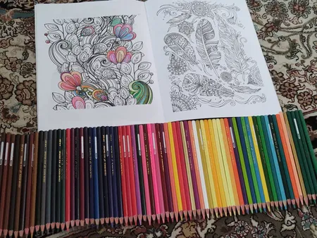 مداد رنگی 72 رنگ ام کیو کد  00072G