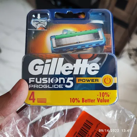 تیغ یدک ژیلت مدل Fusion Proglide Power‏ بسته 4 عددی