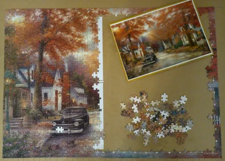 پازل 1000 تکه پازل ایران طرح پاییز