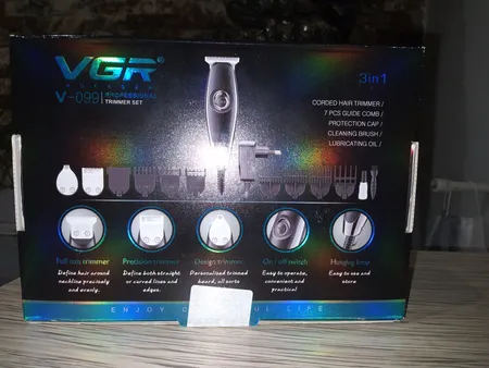 ست ماشین اصلاح موی صورت و بدن وی جی آر مدل V-099