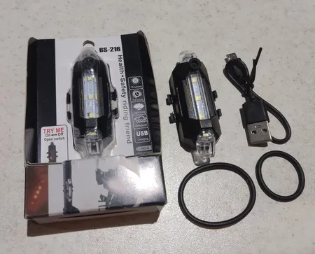 چراغ جلو و عقب دوچرخه مدل 918